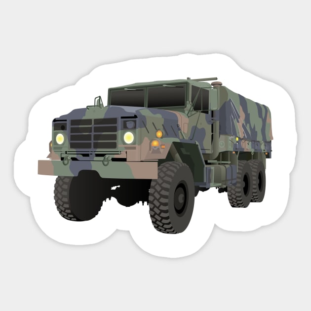 M939 / M923 US Military Heavy Truck Sticker by NorseTech